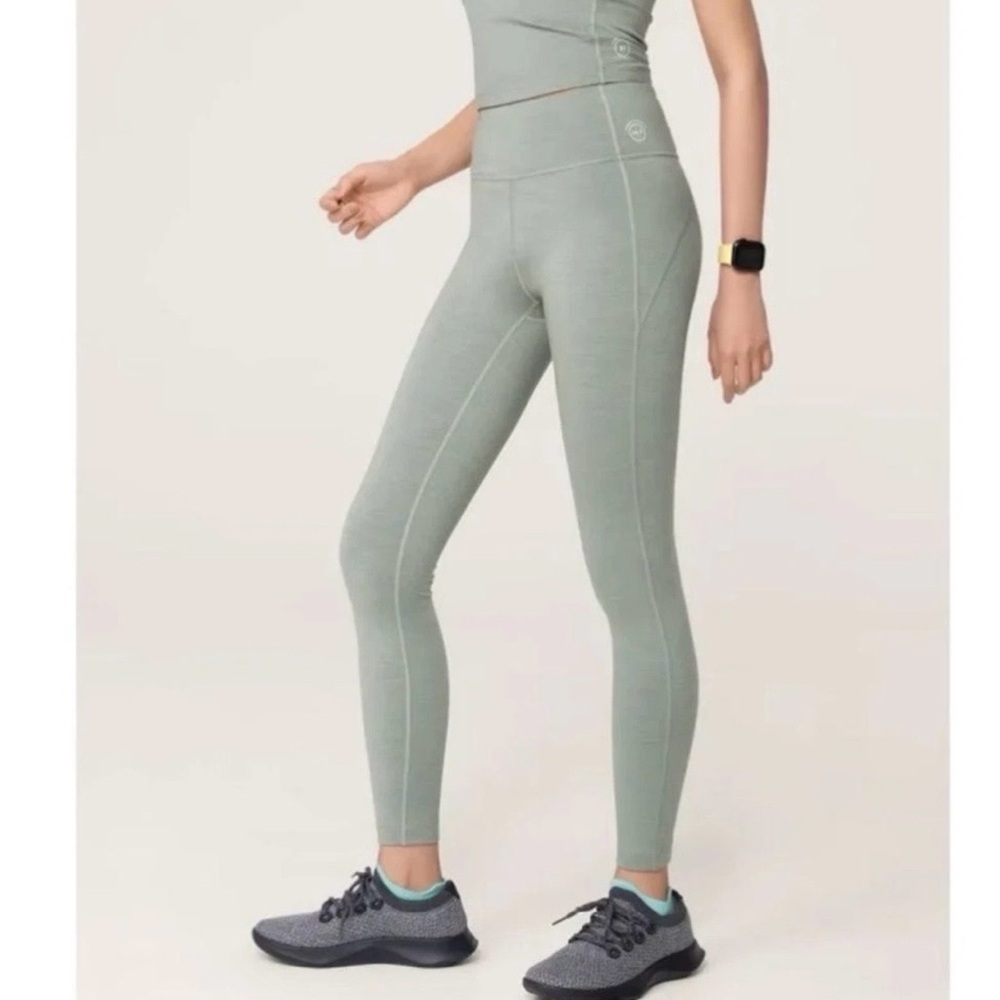 Allbirds Women's High-Waisted Green Leggings